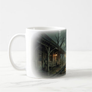 Departures Are Final Misty Train Mug