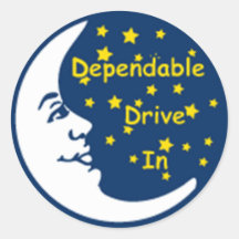 Dependable Drive In Logo Sticker