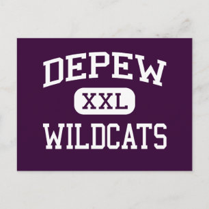 Depew - Wildcats - High School - Depew New York Postcard
