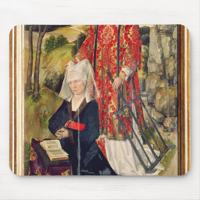 Depicting Laure de Jaucourt Mouse Pad (Front)