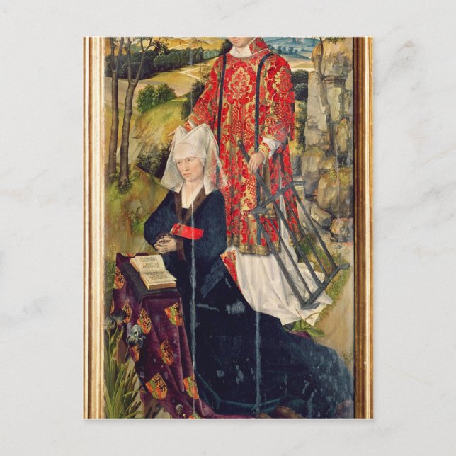 Depicting Laure de Jaucourt Postcard (Front)
