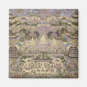 Depiction of Spiritual and Material Worlds Magnet