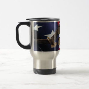 DEPLORABLE AND PROUD TRAVEL MUG