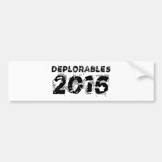 Deplorables 2016 bumper sticker