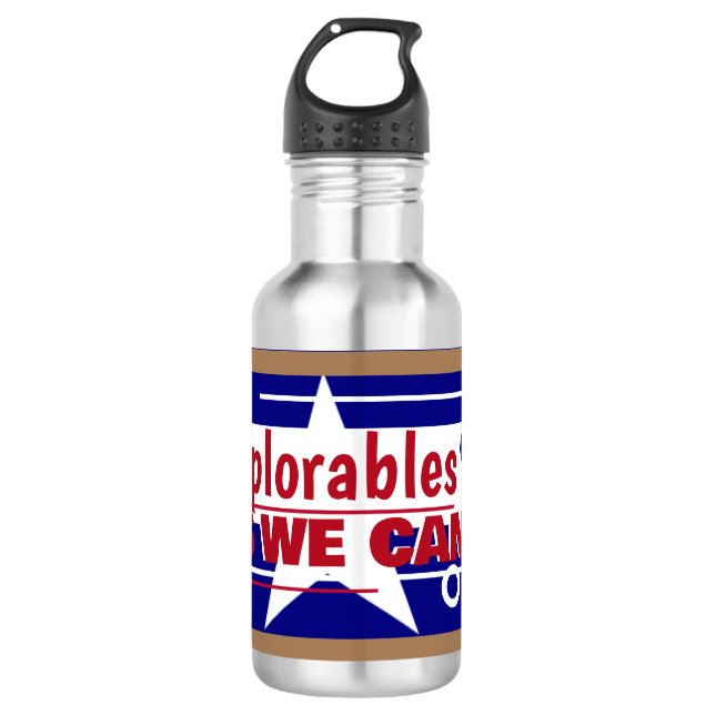 Deplorables Yes We Can 532 Ml Water Bottle (Front)