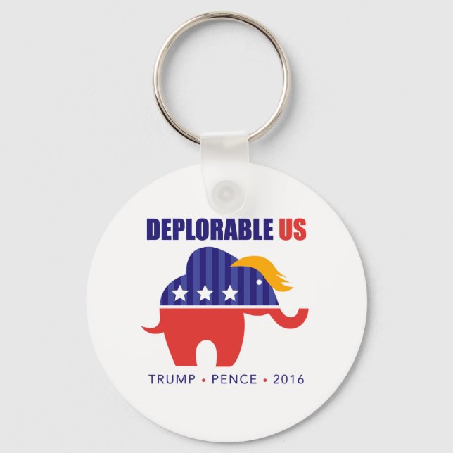 DeplorableUS Key Ring (Front)
