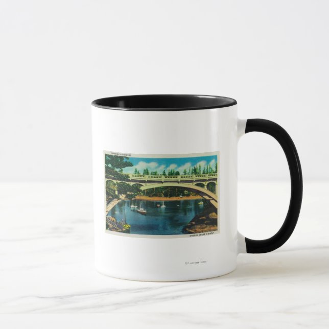 Depoe Bay and Bridge, OregonDepoe Bay, OR Mug (Right)