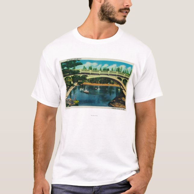 Depoe Bay and Bridge, OregonDepoe Bay, OR T-Shirt (Front)