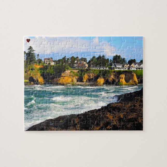 Depoe Bay Oregon Jigsaw Puzzle (Horizontal)