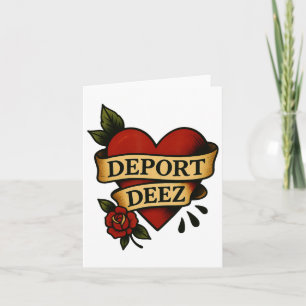 Deport Deez Ice Deportation Protest Immigration Ac Card
