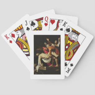 Deposition, 1602-4 (oil on canvas) playing cards