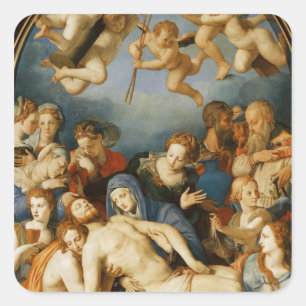 Deposition from the Cross, 1543-45 Square Sticker