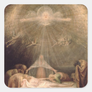 Deposition of Christ Square Sticker