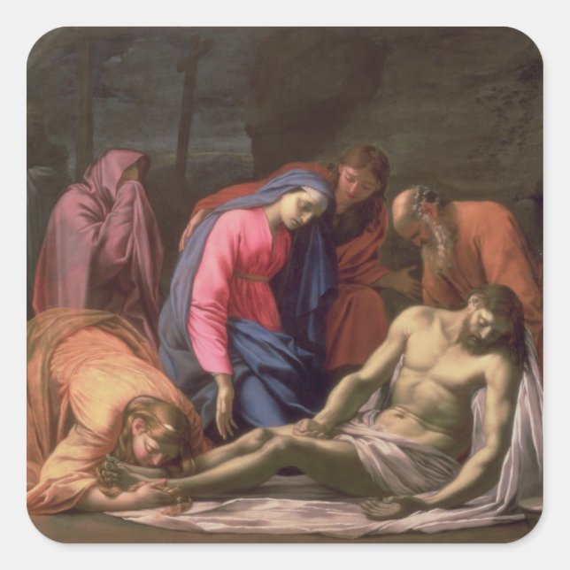 Deposition Square Sticker (Front)