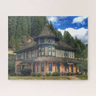 Depot Museum in Wallace Idaho Jigsaw Puzzle