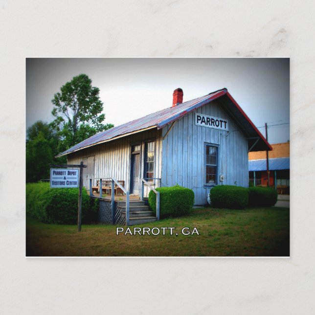 DEPOT - Parrott, Georgia Postcard (Front)
