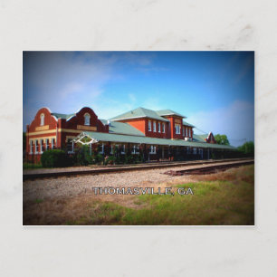 DEPOT - Thomasville, Georgia Postcard