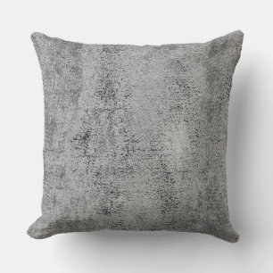 Depredation of grey fabric cushion