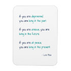 Depressed Anxious at Peace Zen Living Life Quote