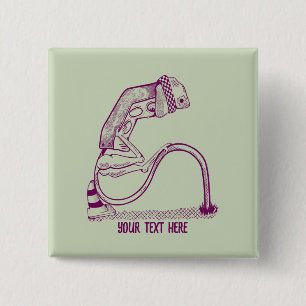 Depressed traffic light 15 cm square badge