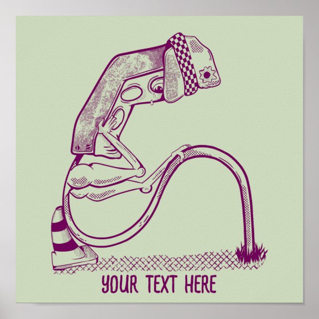 Depressed traffic light poster (Front)