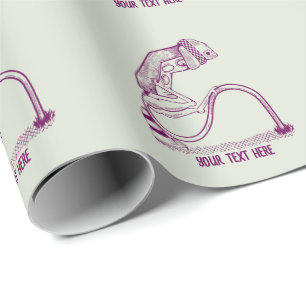 Depressed traffic light wrapping paper