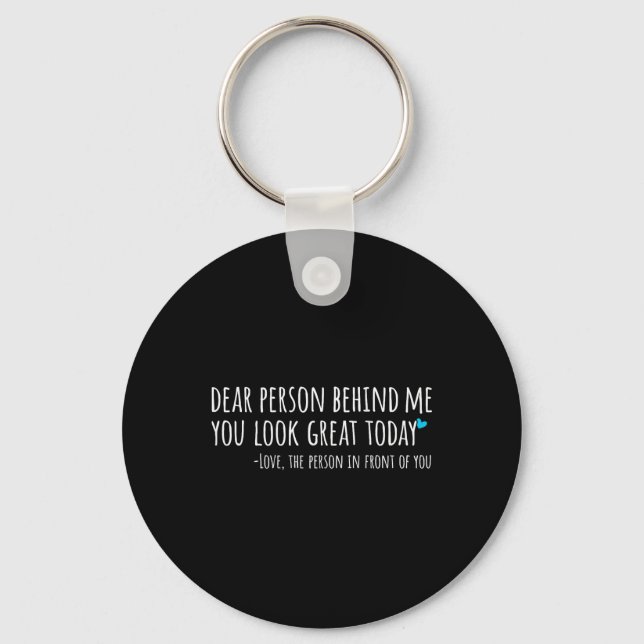 Depression &amp; Suicide Prevention Awareness Pers Key Ring (Front)