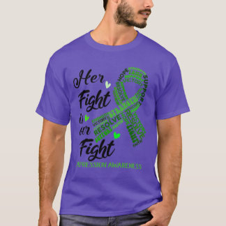 Depression Awareness Her Fight is our Fight T-Shirt