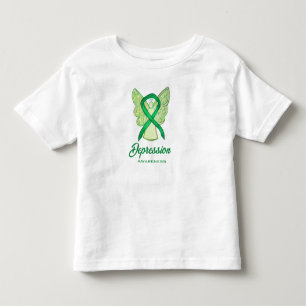 Depression Awareness Ribbon Angel Art T-Shirts