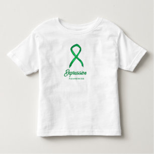 Depression Awareness Ribbon Custom Art Shirt