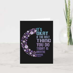 Depression Awareness Suicide Prevention 14  Card