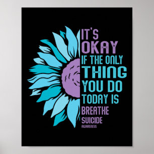 Depression Awareness Suicide Prevention 16  Poster