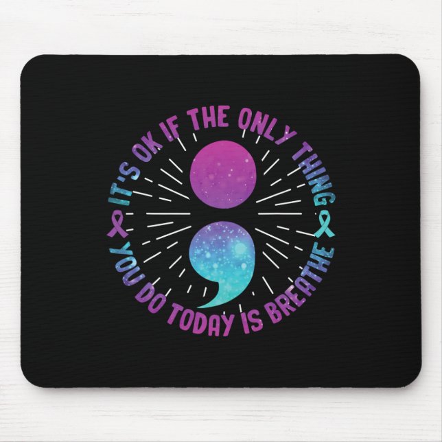 Depression Awareness Suicide Prevention 2  Mouse Pad (Front)
