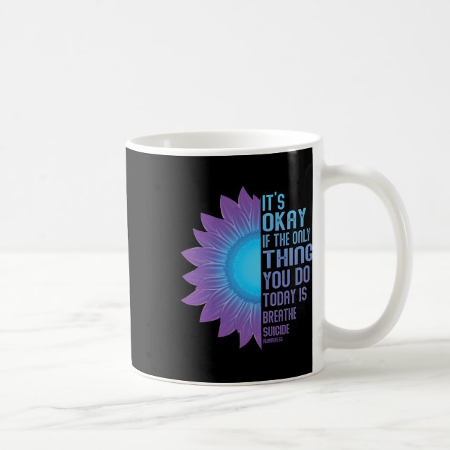 Depression Awareness Suicide Prevention 6  Coffee Mug (Right)