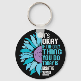 Depression Awareness Suicide Prevention 9 Key Ring
