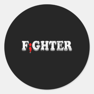 Depression Awareness Suicide Prevention Anxiety Classic Round Sticker