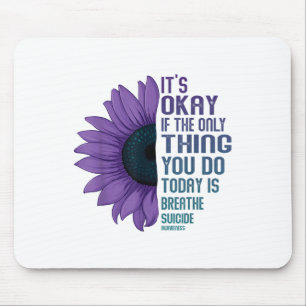 Depression Awareness Suicide Prevention Mouse Pad