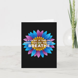 Depression Awareness Suicide Prevention Purple Card