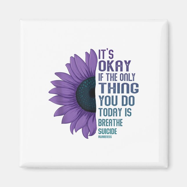 Depression Awareness Suicide Prevention Tank Top_7 Magnet (Front)