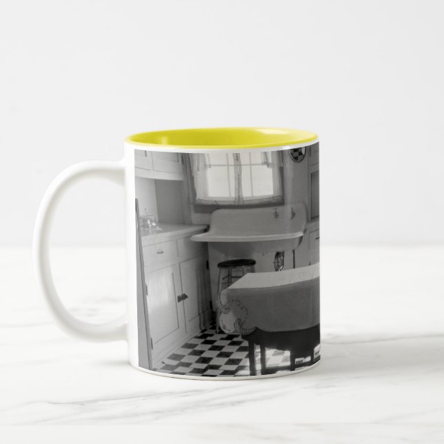 Depression-Era Farm Kitchen Mug (Left)