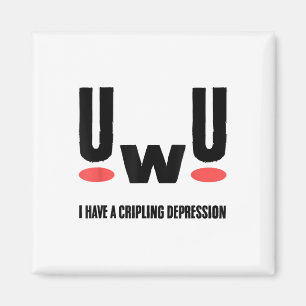 Depression I Have Crippling Depression Mental Heal Magnet