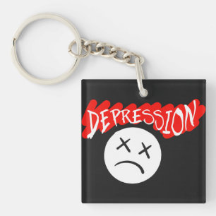 Depression key ring