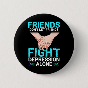 Depression Men Women Suicide Prevention Awareness 6 Cm Round Badge