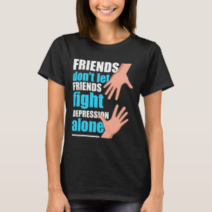 Depression Men Women Suicide Prevention Awareness T-Shirt
