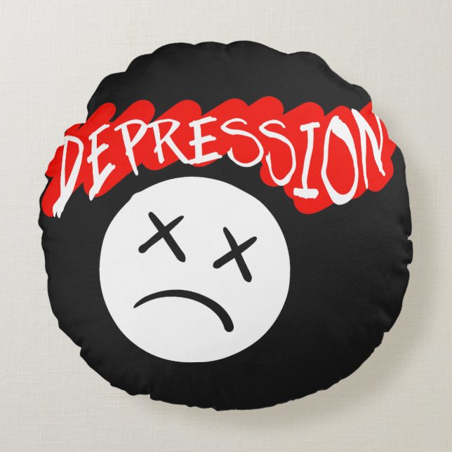Depression  round cushion (Front)