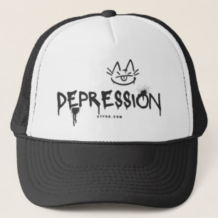 Depression Spray Paint Hat