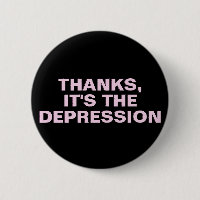 Depression Thanks Pink Black Mental Health