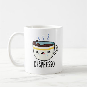 Depresso Funny Sad Espresso Coffee Pun  Coffee Mug