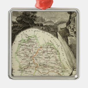 Dept Any Lozere Metal Ornament