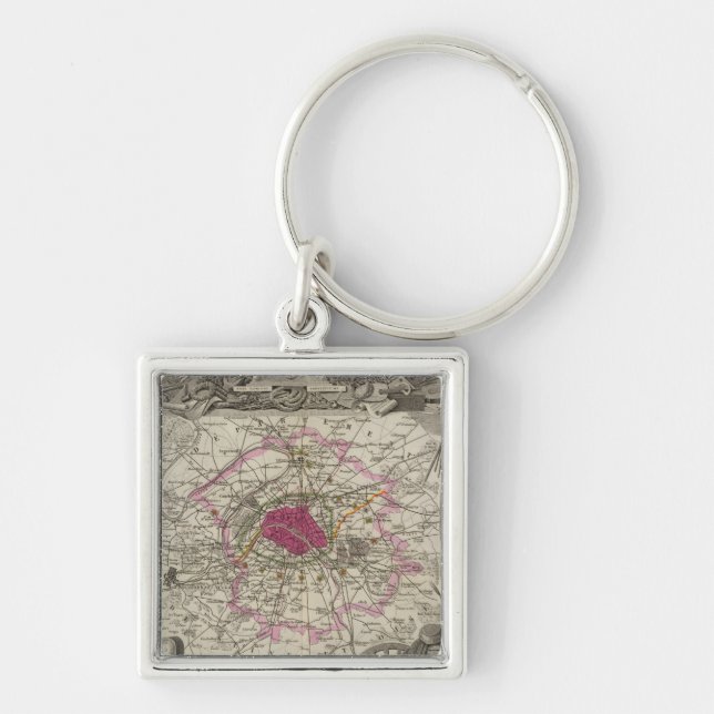 Dept. De La Seine Key Ring (Front)